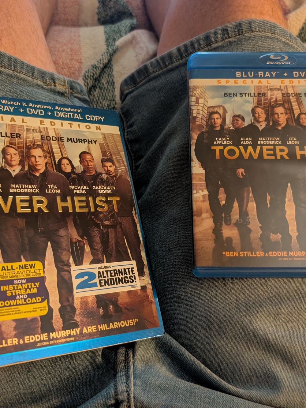 Tower Heist Blu-ray + DVD Special Edition - Blu-ray Cases (Blue)